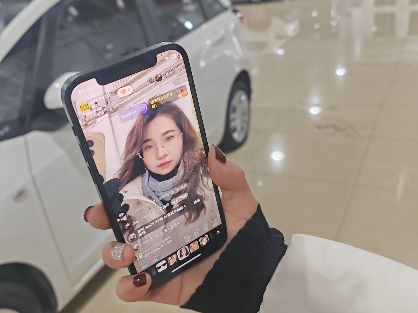 china used cars live stream