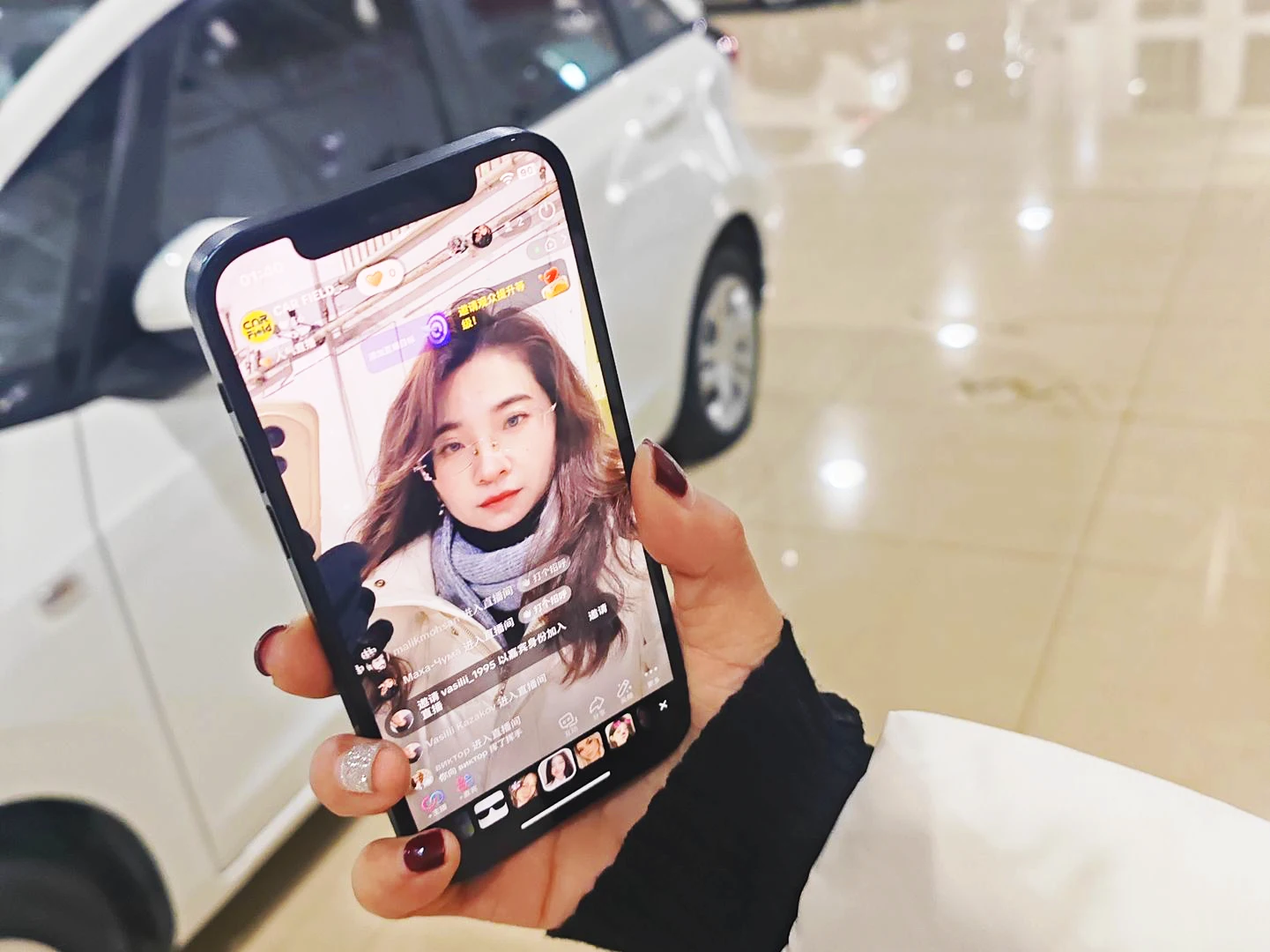 CAR Field in China used car live stream