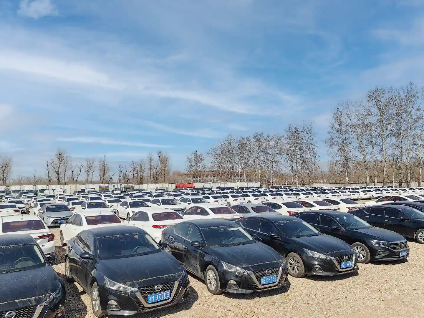 China Used cars lot in Beijing